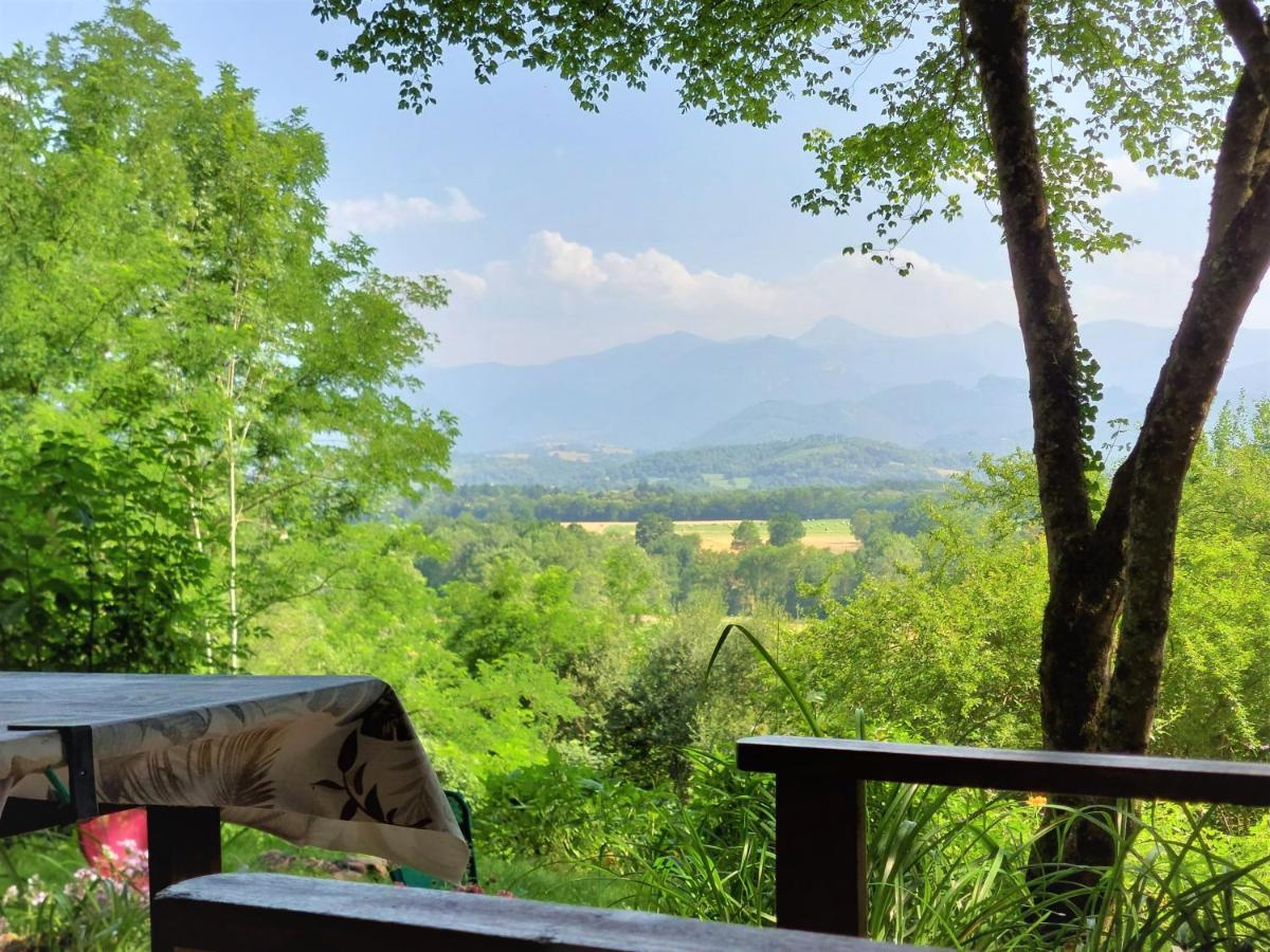 Cabane Dans Les Bois Avec Vue Sur Les Pyrenees Saint-Laurent-de-Neste Eksteriør bilde